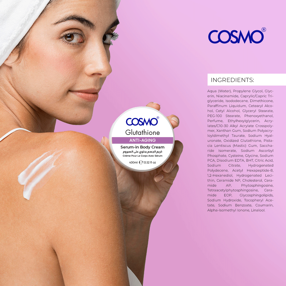 Glutathione Anti-Aging Serum-in Body Cream