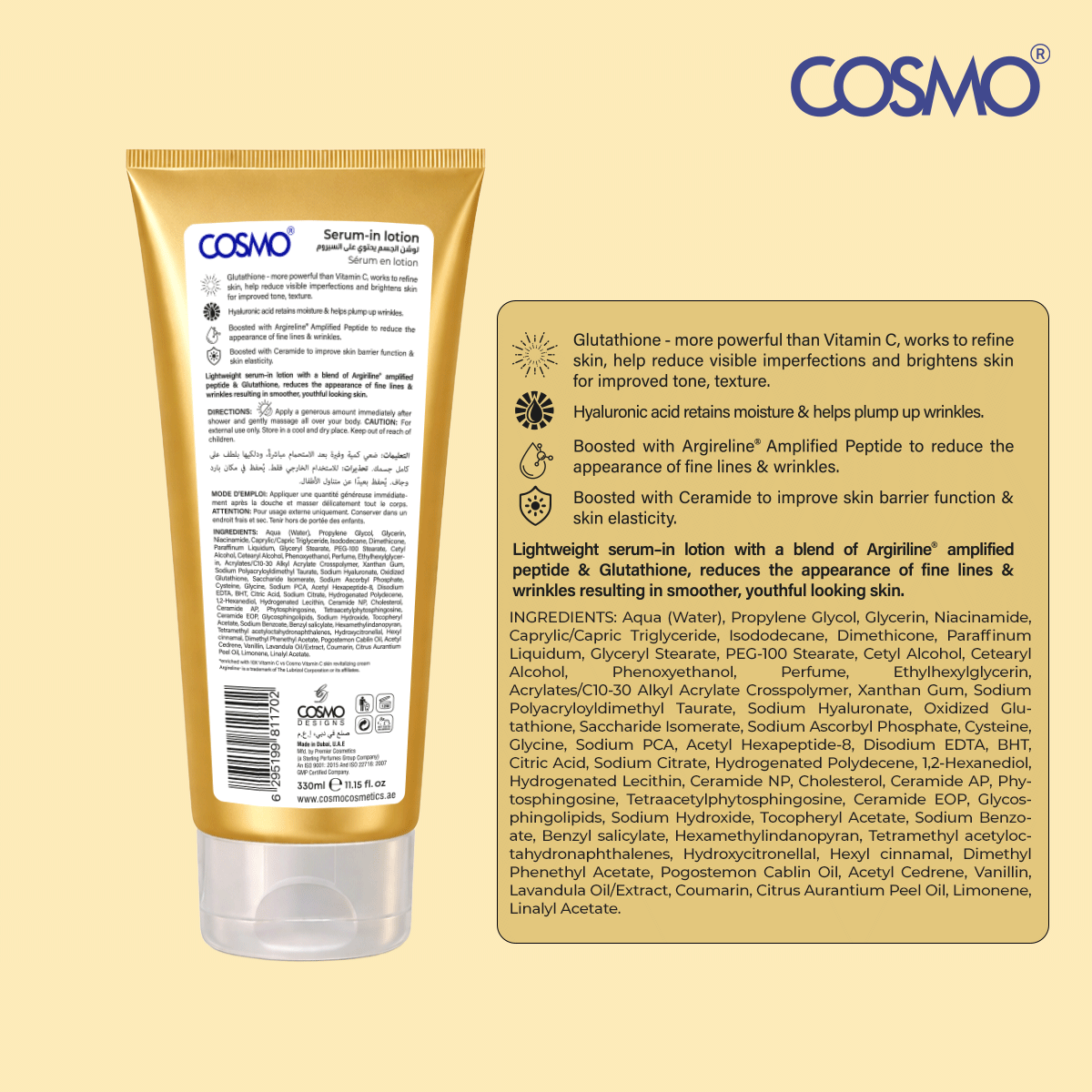 Glutathione Anti-Wrinkle Serum-in Lotion