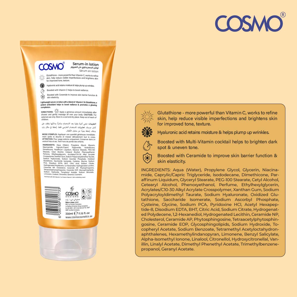 Glutathione Dewy Glow Serum-in Lotion