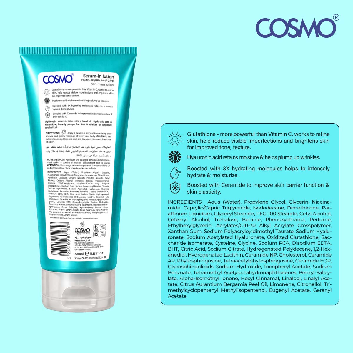 Glutathione Hydrating Serum-in Lotion