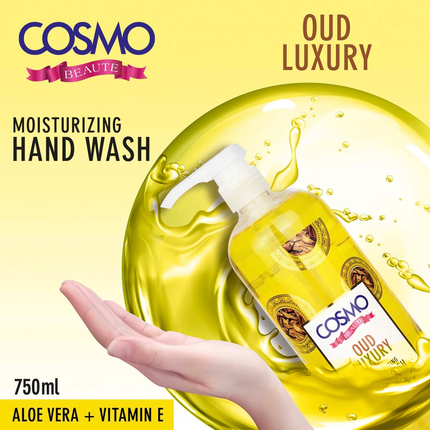 Cosmo Beaute Oud Luxury Hand Wash