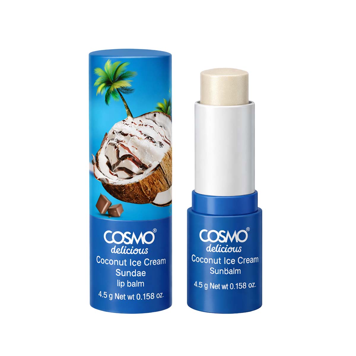 Cosmo Lip Balm Coconut Ice Cream Sundae