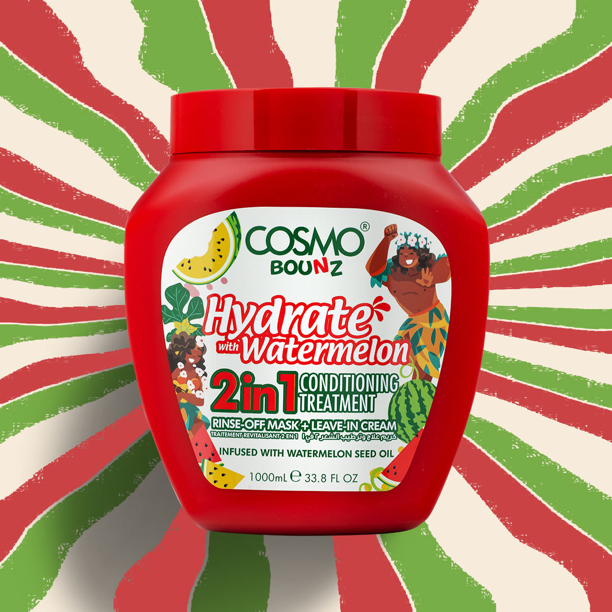 Bounz Hydrate With Watermelon 2 In 1 Conditioning Treatment