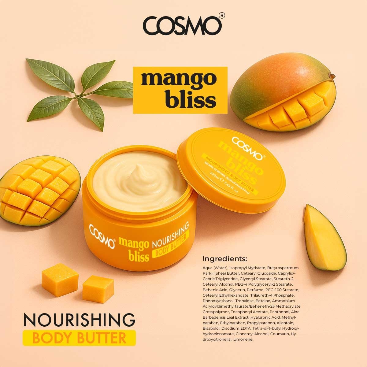 COSMO BODY BUTTER NOURISHING MANGO
