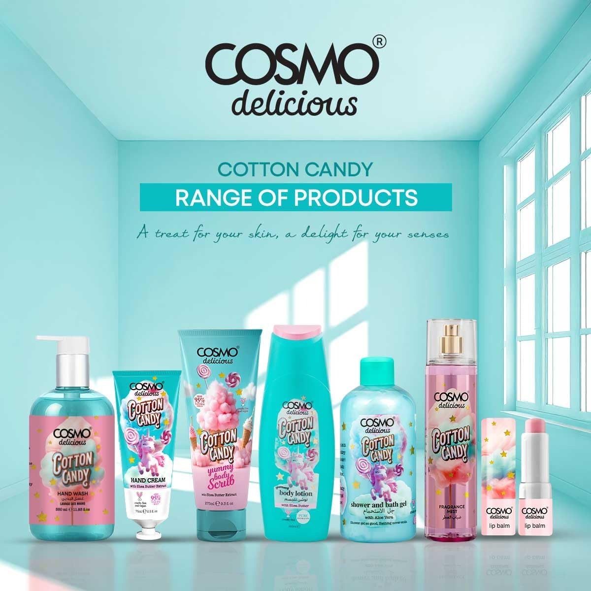 Delicious Cotton Candy 3pcs Kit