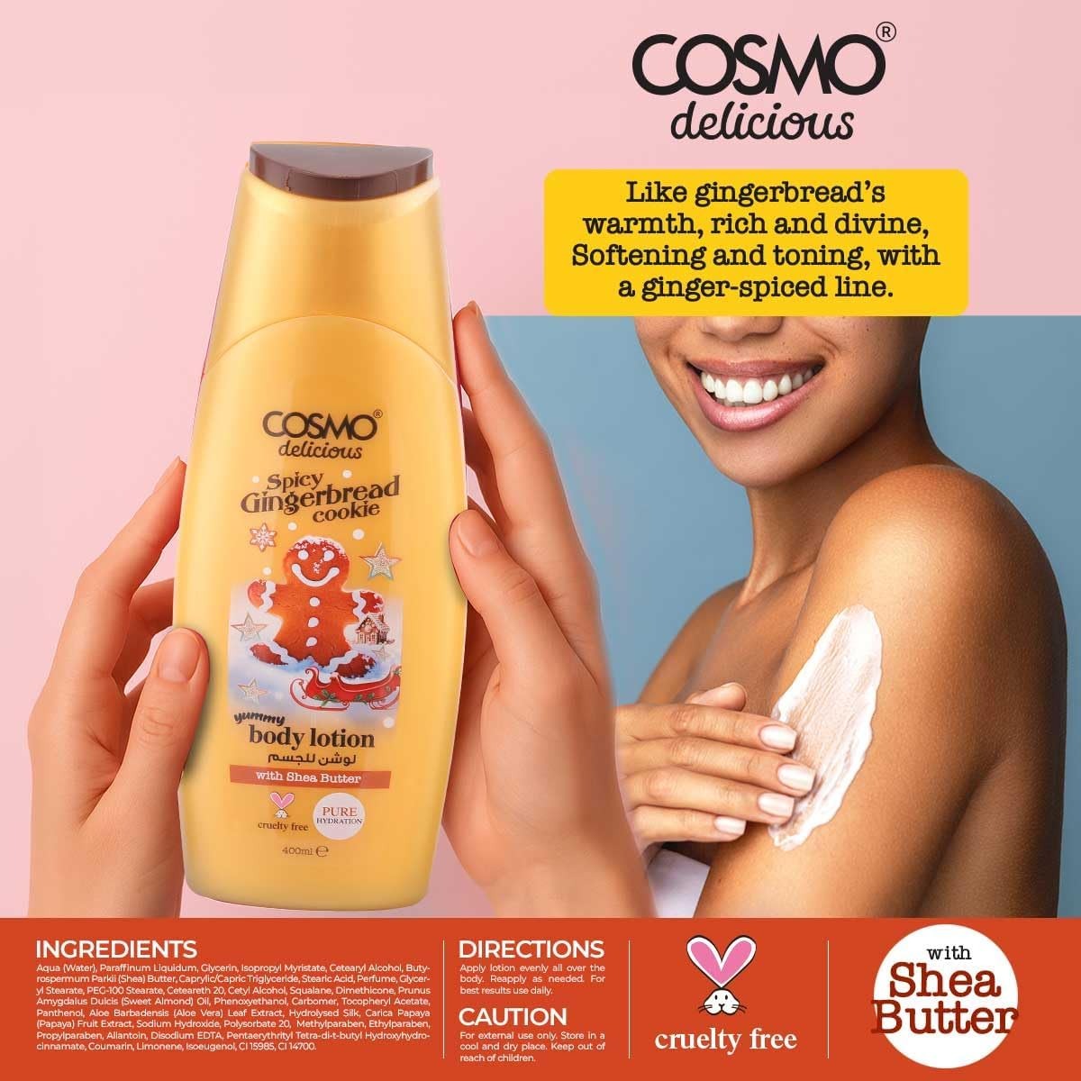 Delicious Spicy Gingerbread Cookie 3pcs Kit