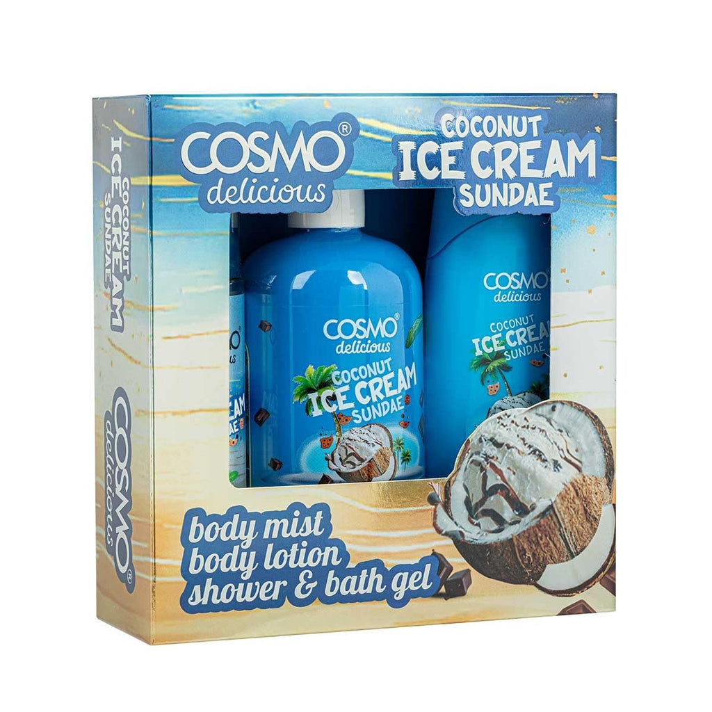 Delicious Coconut Ice Cream Sundae 3pcs Kit
