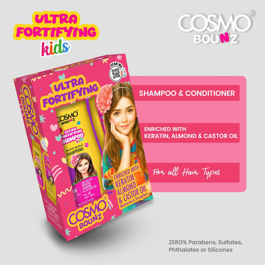 Bounz Kit Ultra Fortifying For Kids 2 Pieces Shampoo & Conditioner