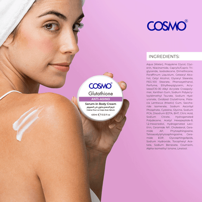 Glutathione Anti-Aging Serum-in Body Cream