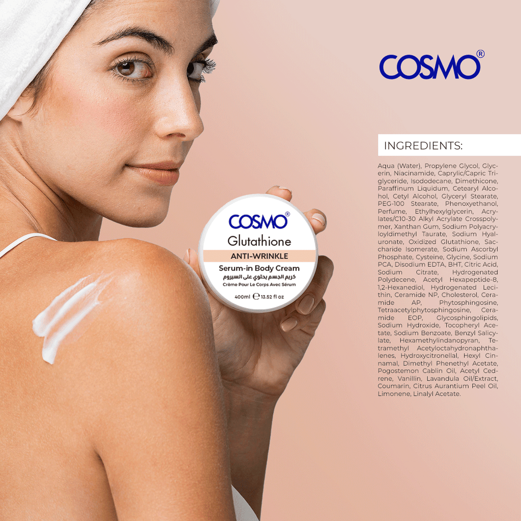 Glutathione Anti-Wrinkle Serum-in Body Cream