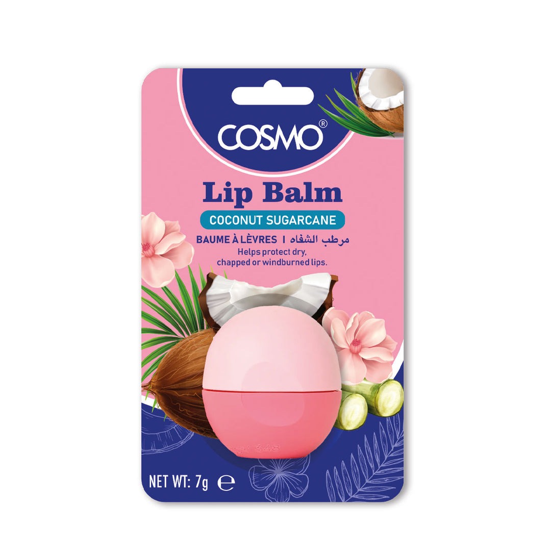 LIP BALM ROUND COCONUT SUGARCANE