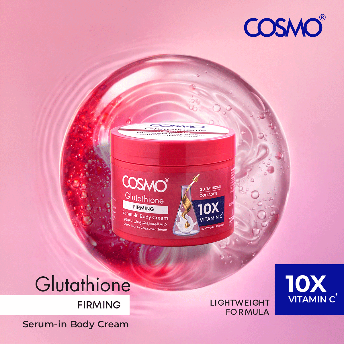 Glutathione Firming Serum-in Body Cream
