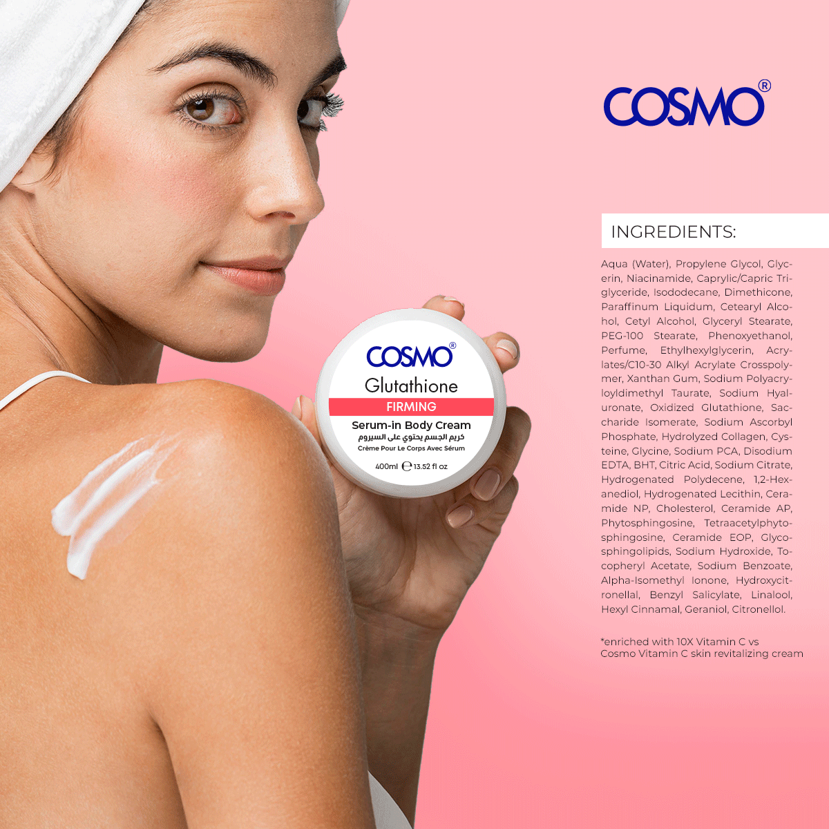 Glutathione Firming Serum-in Body Cream