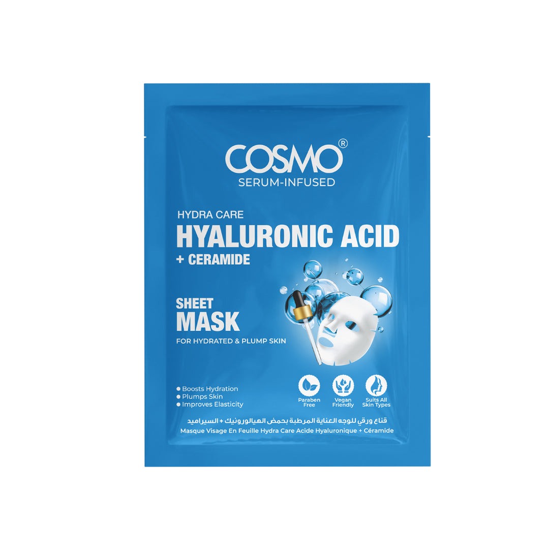 HYDRA CARE HYALURONIC ACID + CERAMIDE SHEET MASK