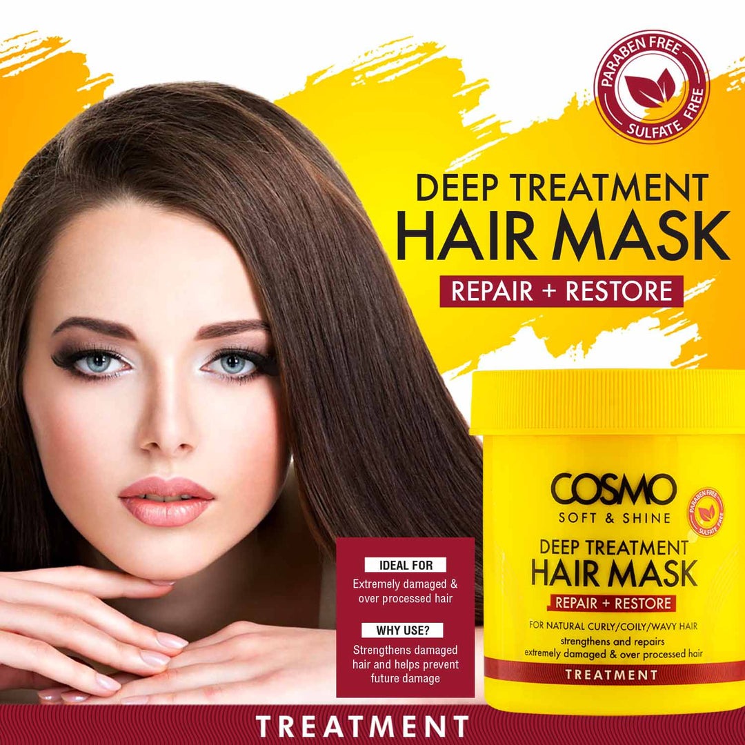 Cosmo Soft & Shine Strengthening Deep Treatment Hair Mask Treatment