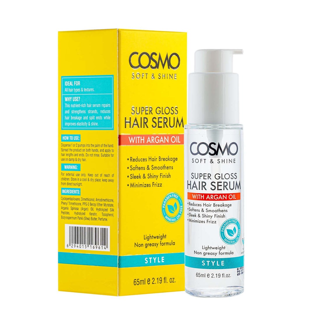 Cosmo Soft & Shine Super Gloss Hair Serum Style