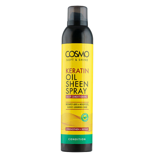 Cosmo Soft & Shine Keratin Oil Sheen Spray