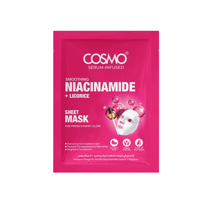 SMOOTHING NIACINAMIDE + LICORICE SHEET MASK