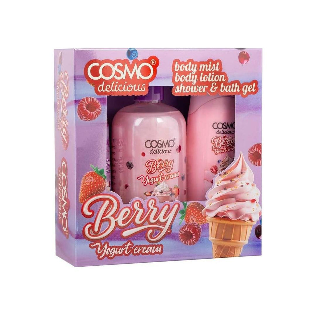 Cosmo  Delicious Berry Yogurt Cream 3pcs Kit