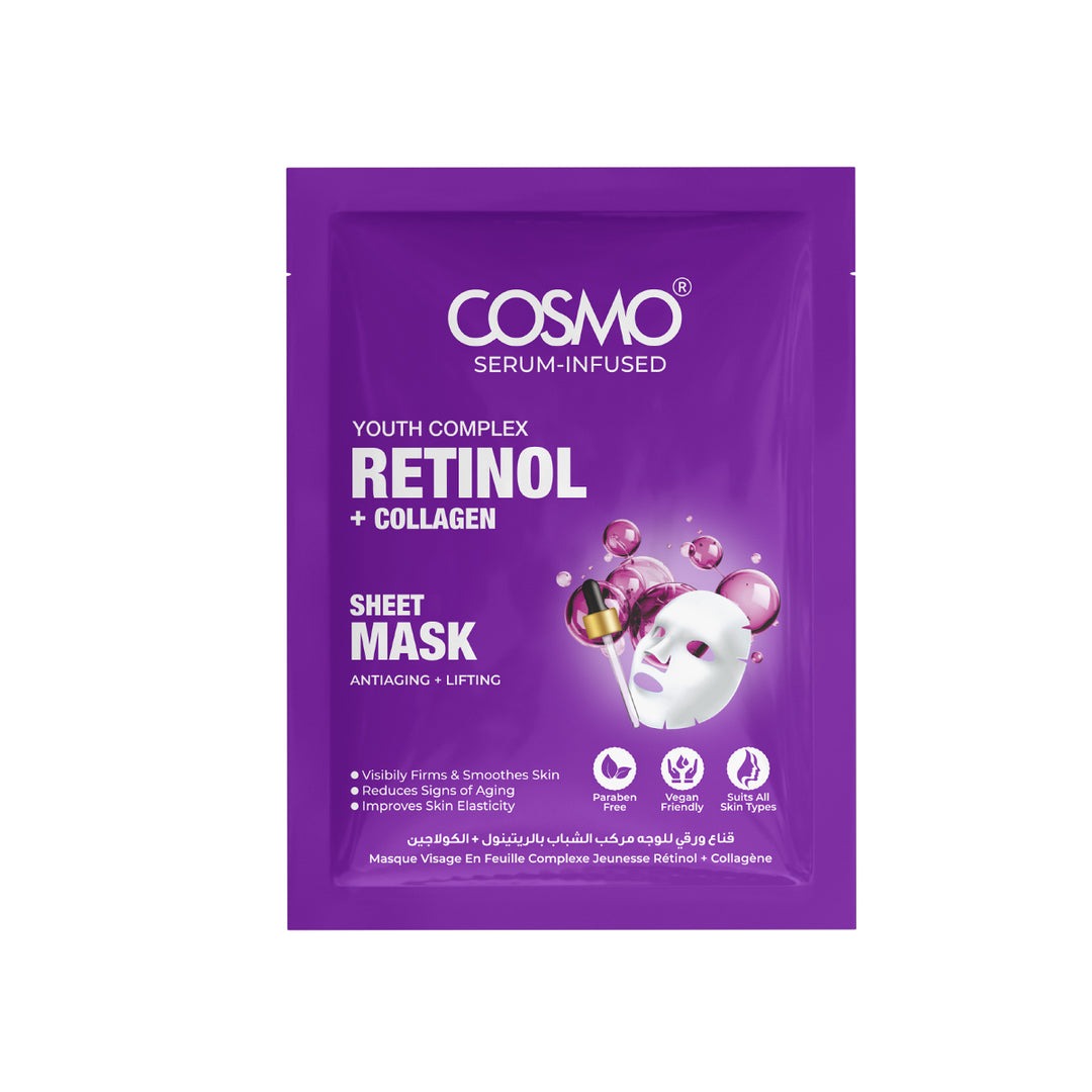 YOUTH COMPLEX RETINOL + COLLAGEN SHEET MASK
