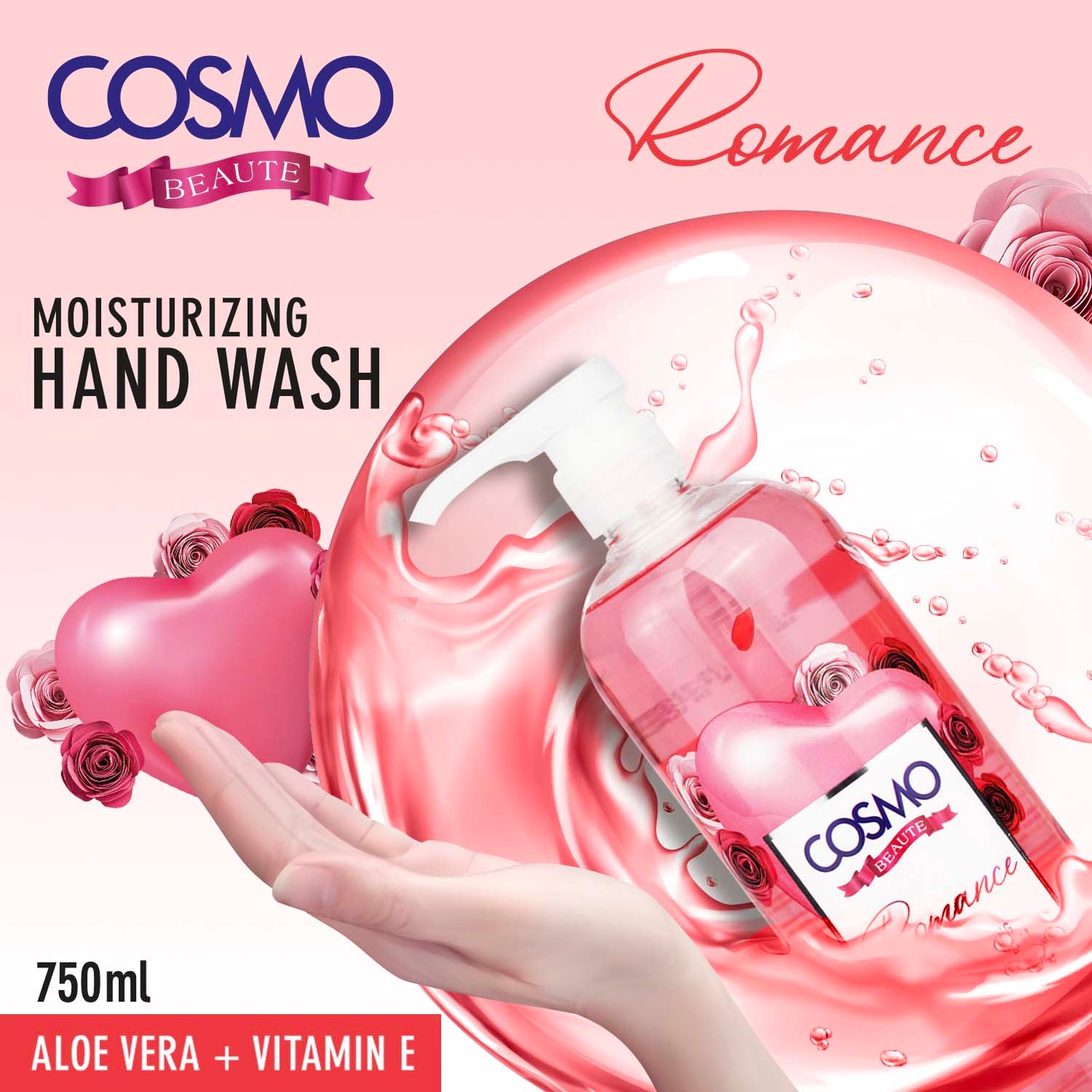 Cosmo Beaute Romance Hand Wash