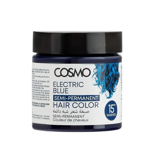 ELECTRIC BLUE SEMI PERMANENT HAIR COLOR CREAM 120G