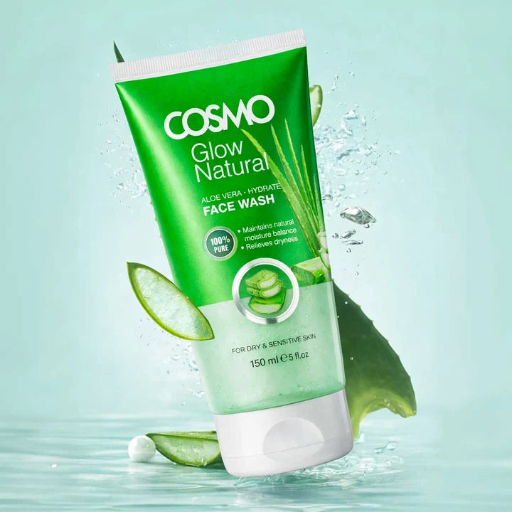 Glow Natural Aloe Vera Hydrate Face Wash