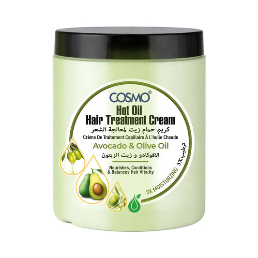 Hot Oil Hair Treatment Cream - Avocado & Olive Oil
