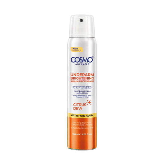 Cosmo Advanced Underarm Brightening Serum Body Deodorant Citrus Dew