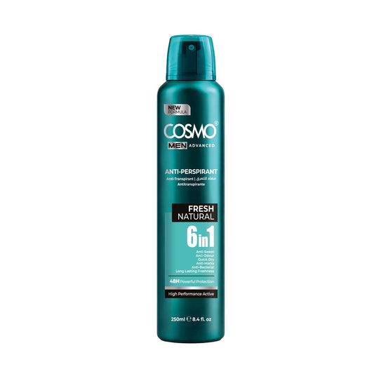 Cosmo Men Advance Body Anti-perspirant Deodorant Spray 48h Fresh Natural