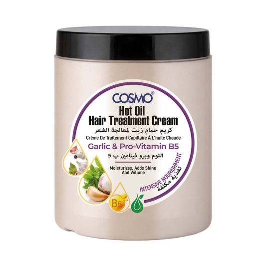 Hot oil Hair Treatment Cream - Garlic & Pro-Vitamin B5