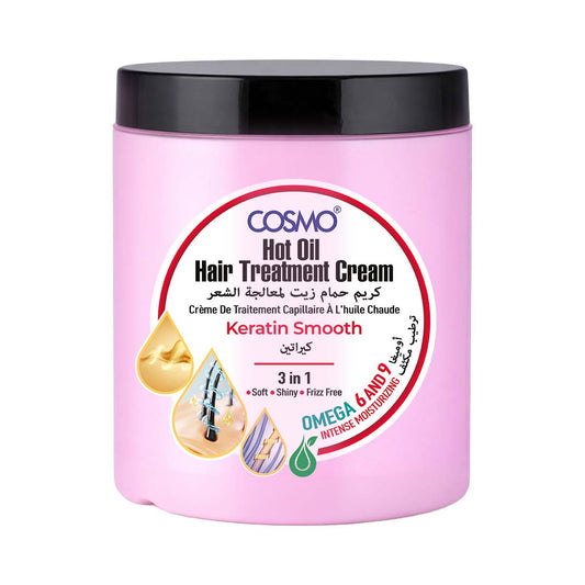 Hot Oil Hair Treatment Cream - Keratin Smooth