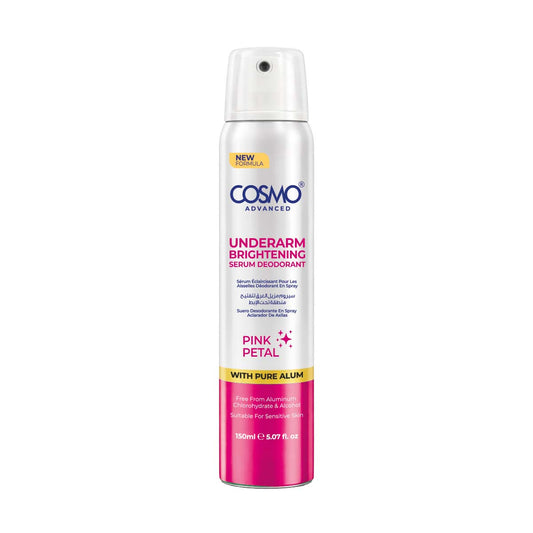Cosmo Advanced Underarm Brightening Serum Body Deodorant Pink Petal