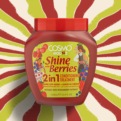 Bounz Shine With Berries  2 In 1 Conditioning Treatment