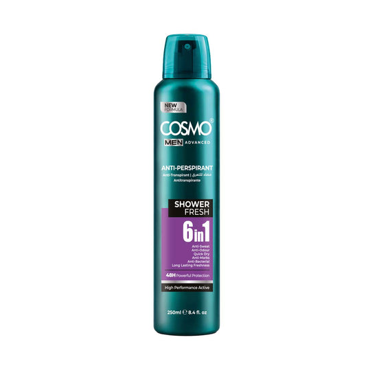 Cosmo Men Advance Body Anti-perspirant Deodorant Spray 48h Shower Fresh